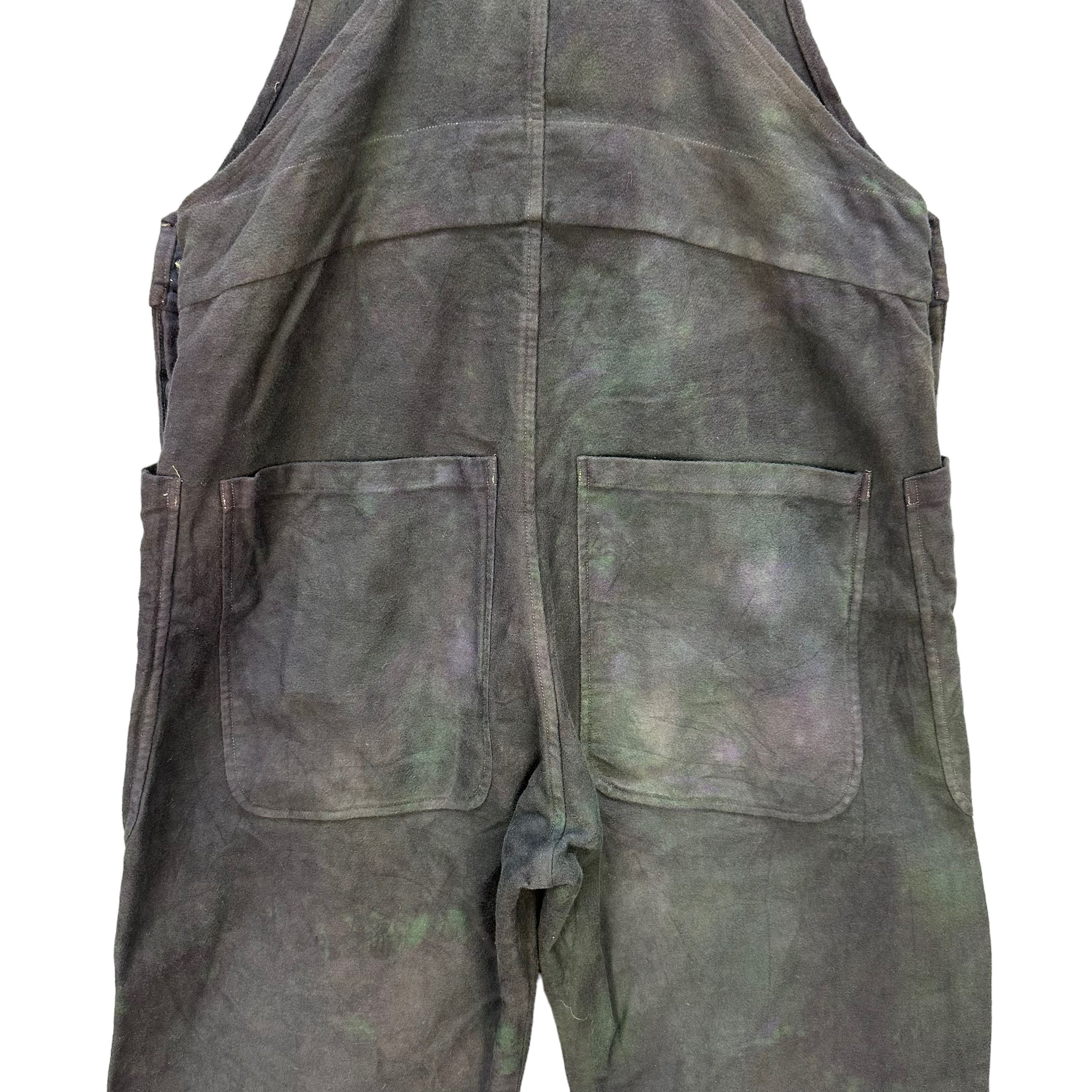 Japanese Brand TRASHED🔥 YAECA WRITE EXCELENT FABRIC OVERALLS #8579-015 Size US 32 / EU 48 - 12 Thumbnail