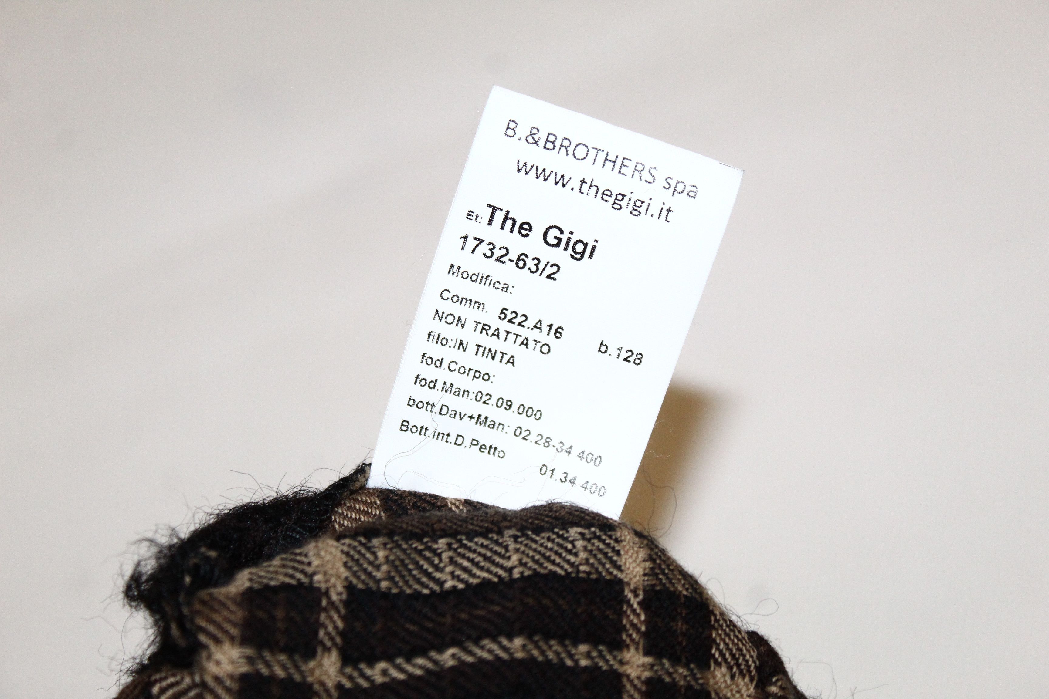 THE GIGI The Gigi Brushed Cotton-Wool Plaid Double Breasted Jacket Size US M / EU 48-50 / 2 - 13 Thumbnail