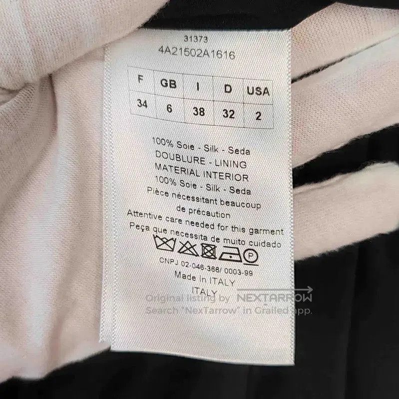 Dior Dior Black Silk Women's T. Size S / US 4 / IT 40 - 4 Thumbnail