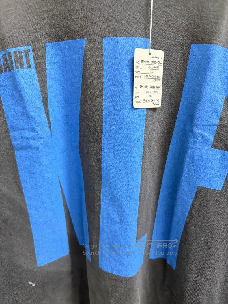 Saint Michael Saint Michael Recorder Washed Long Sleeve Size US XL / EU 56 / 4 - 5 Thumbnail