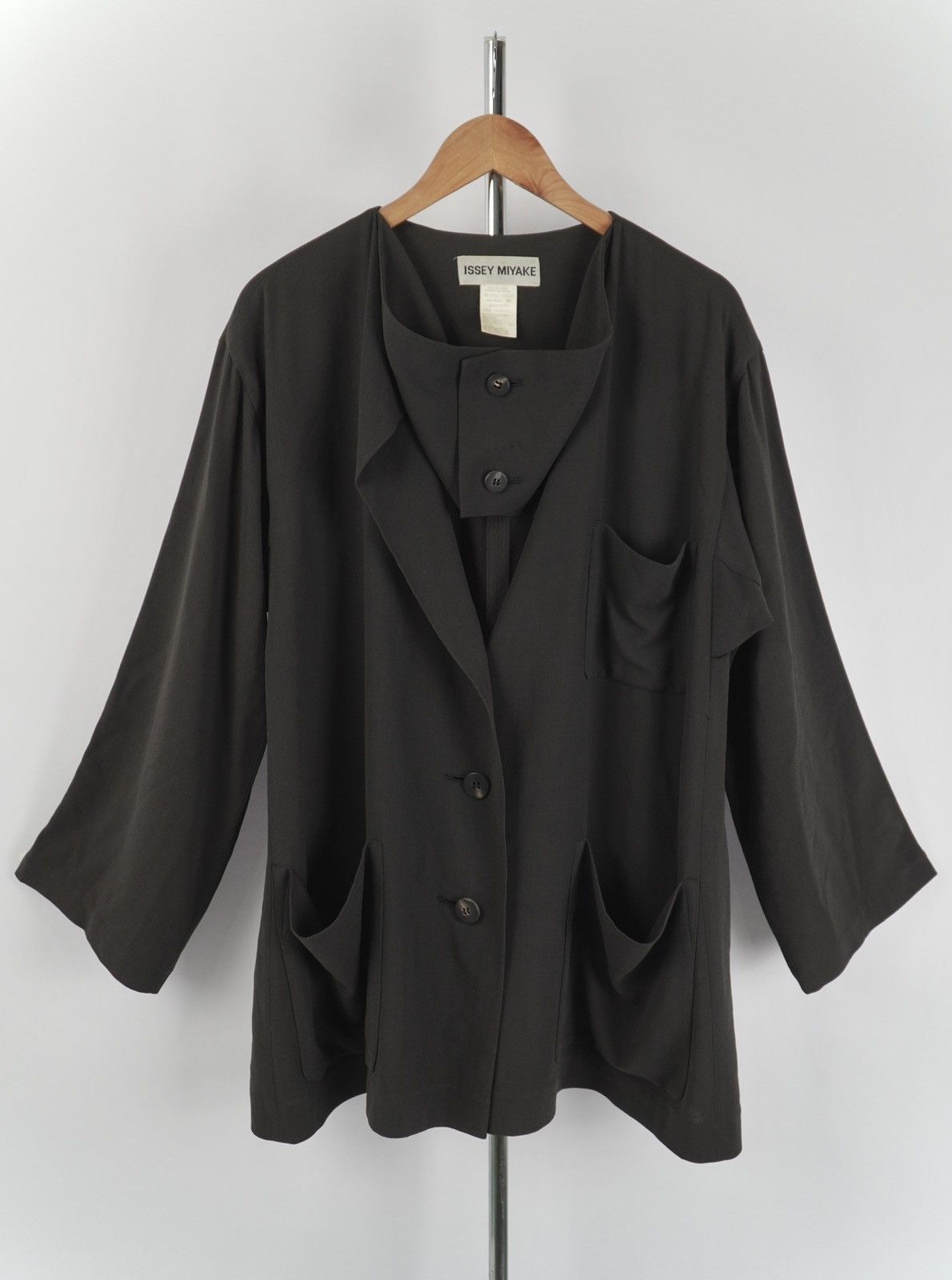 Issey Miyake Issey Miyake - Archived 1991 Runway Wool MultiPocket Jacket Size XS / US 0-2 / IT 36-38 - 2 Thumbnail