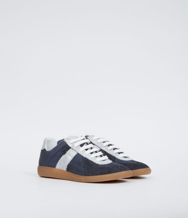 Maison Margiela o1bcso1str0226 Replica Low-Top Sneakers in Dark Indigo Size US 10 / IT 40 - 2 Thumbnail