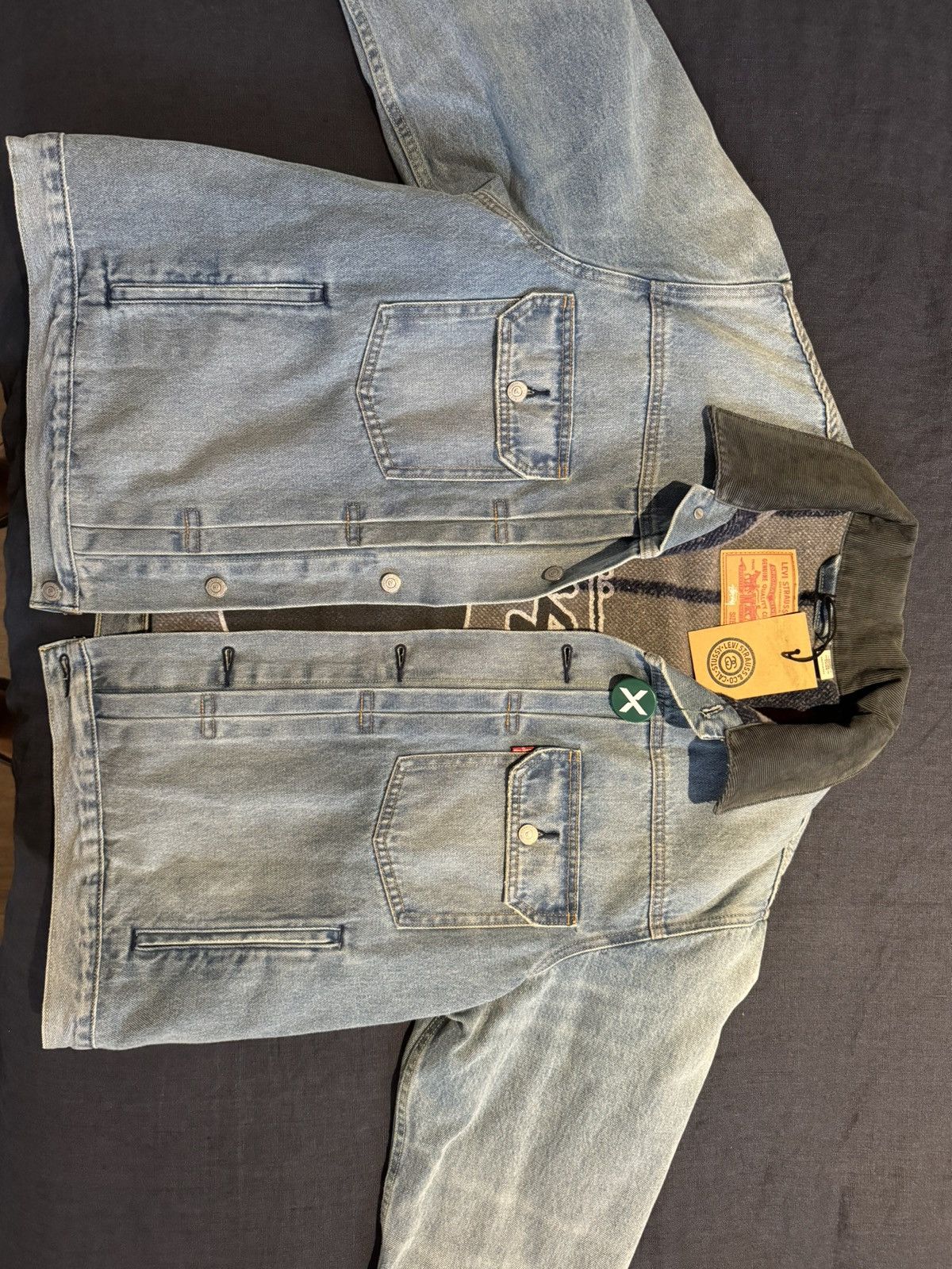 Levi's × Stussy Stussy x Levis Trucker Jacket XXL Size US XXL / EU 58 / 5 - 10 Thumbnail