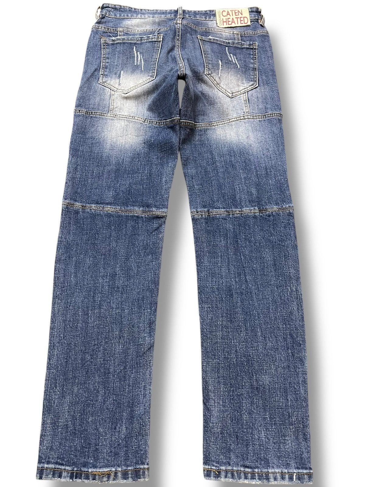 Dsquared2 Vintage Dsquared2 Slim Fit Patchwork Sashiko Boro Denim Size US 30 / EU 46 - 5 Thumbnail