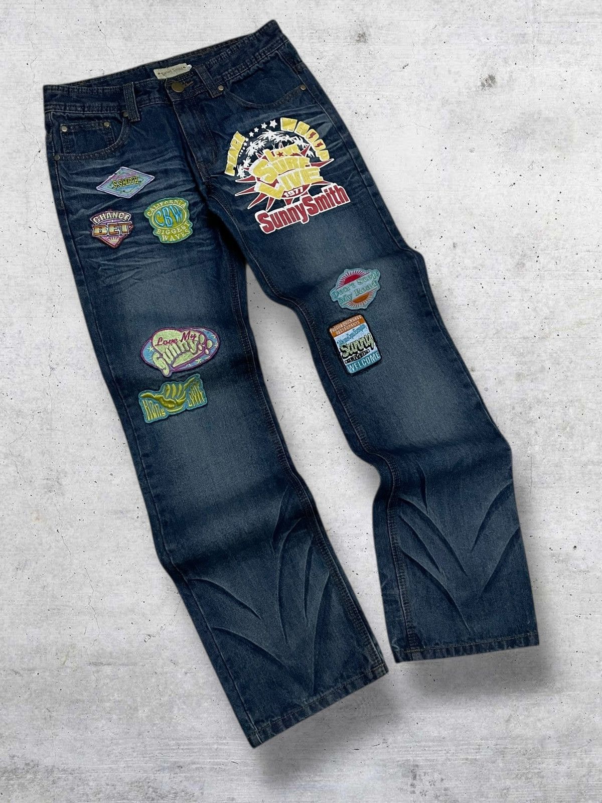 Hysteric Glamour VINTAGE SUNNY SMITH CRAFTED RARE JAPAN DESIGNER SUMMER PATCH Size US 30 / EU 46 - 2 Thumbnail
