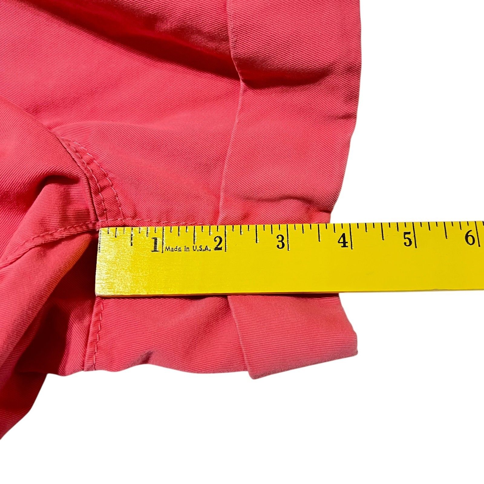 Old Navy Old Navy Women Shorts Size 12 Coral Peach Low Rise w/Cuffs I Size 36" / US 14 / IT 50 - 10 Thumbnail