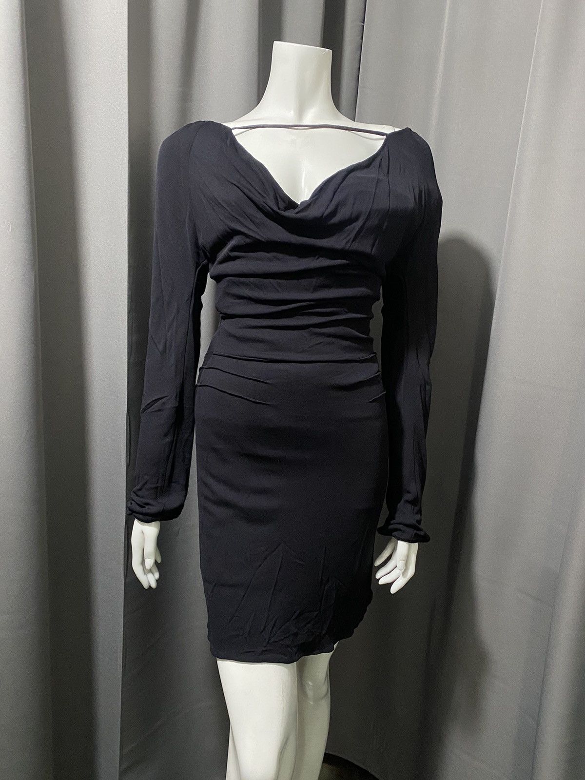 collared black mini dress Miss Circle Women Heather Black Collared Decorative Button-Front Mini Dress