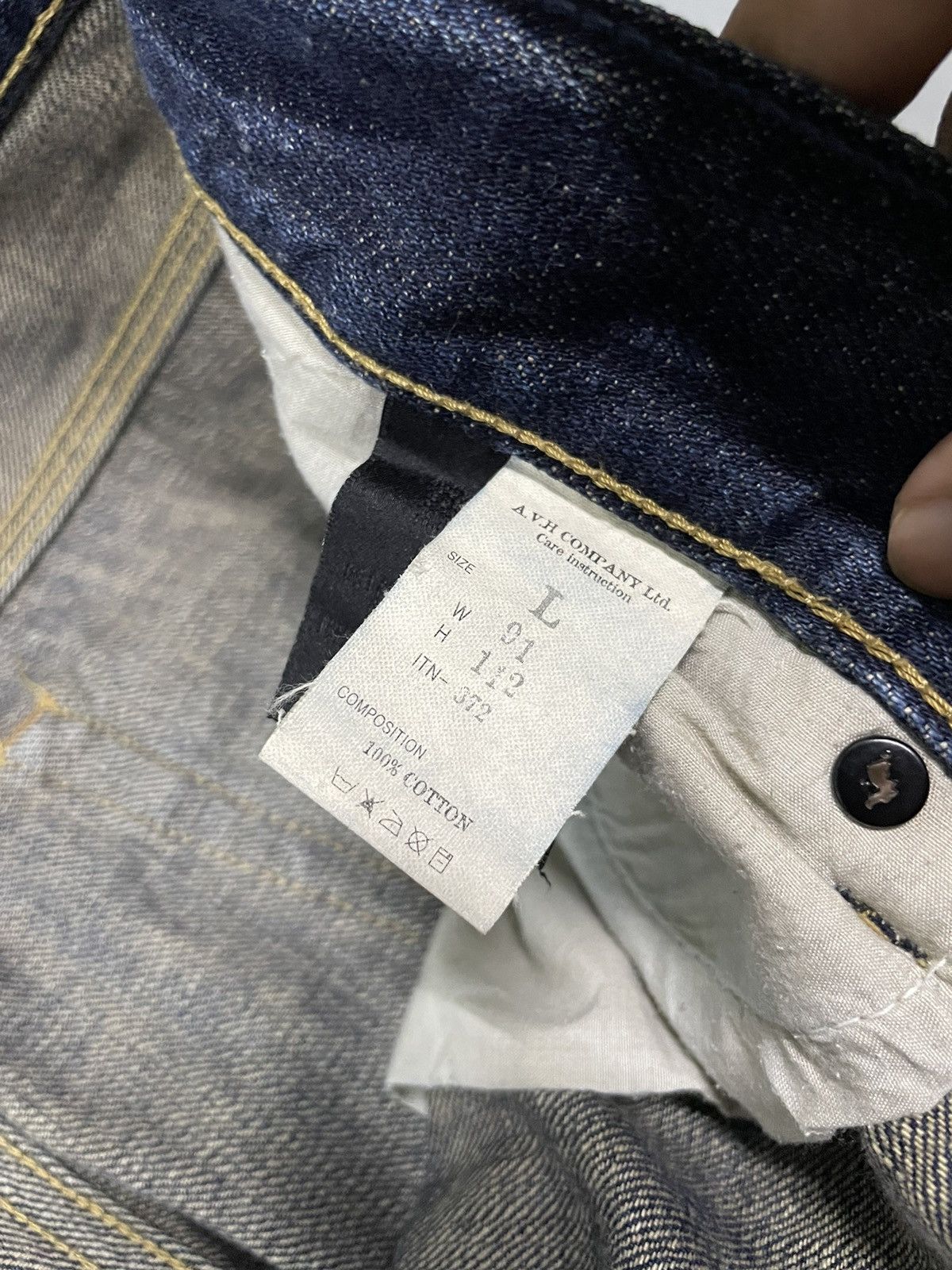 Seditionaries A.V.H Relaxed Fit Jeans Distressed Indigo Size US 36 / EU 52 - 6 Thumbnail