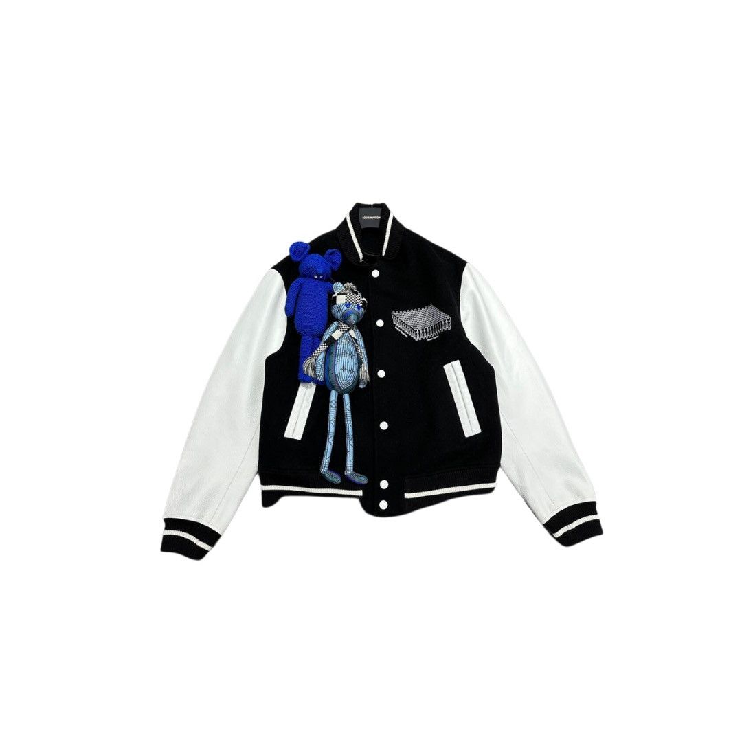 Louis Vuitton × Virgil Abloh Louis Vuitton Puppet Baseball Jacket | Grailed