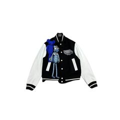 Louis Vuitton Blue & White 'Puppet' Varsity Jacket