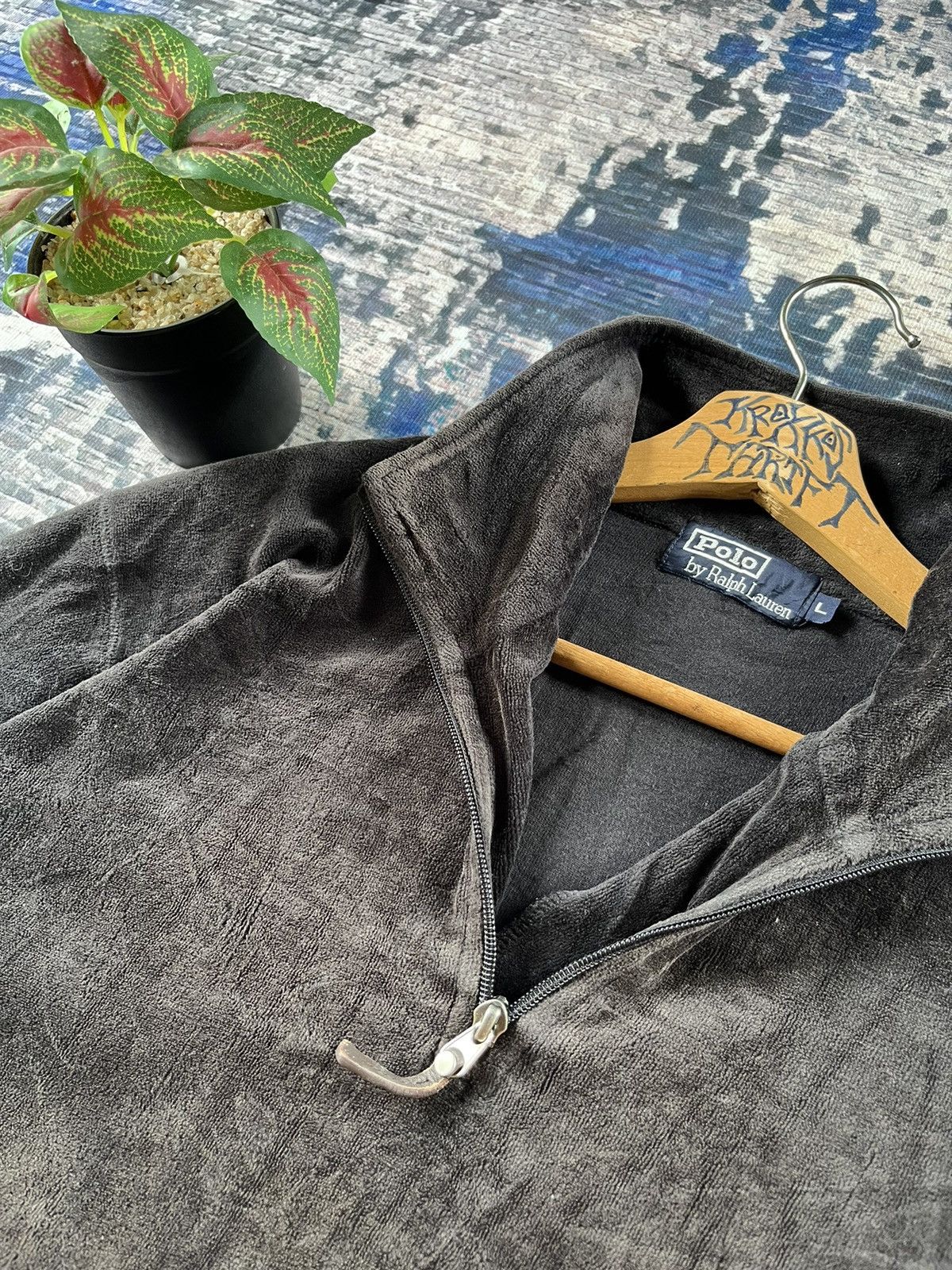 Polo Ralph Lauren × Ralph Lauren 💥Vintage Polo Ralph Lauren Half Zipper Long Sleeve Size US L / EU 52-54 / 3 - 3 Thumbnail