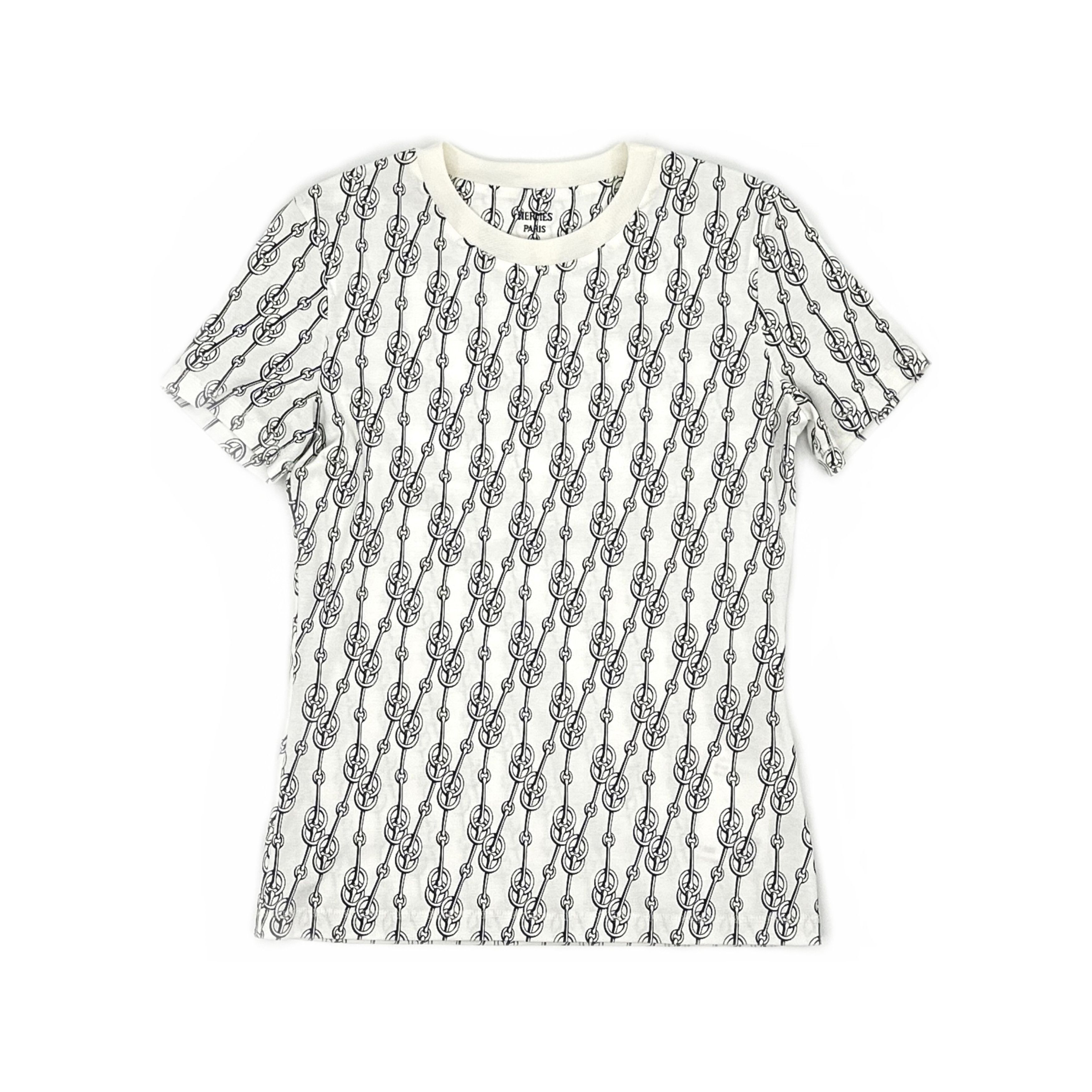 Hermes Hermes Geometric Print T-Shirt Size 36 Size XS / US 0-2 / IT 36-38 - 1 Thumbnail