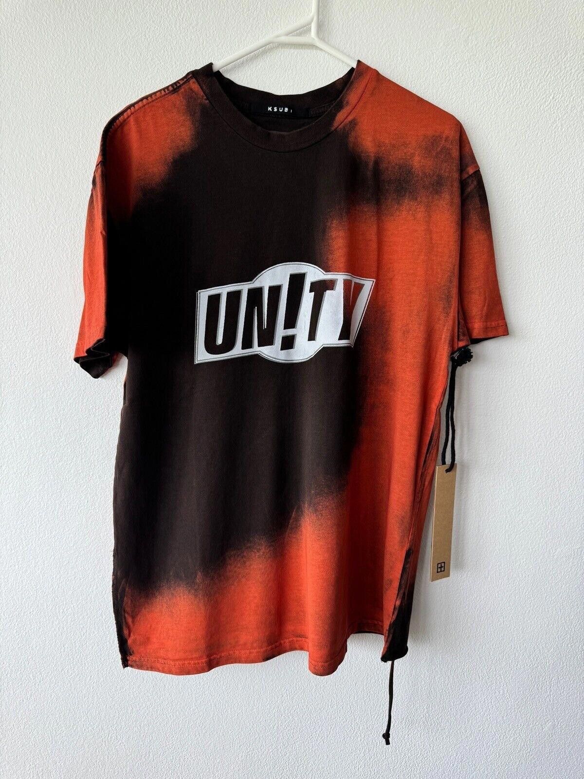 Ksubi new ksubi tee t shirt mens medium biggie unity heat orange Size US M / EU 48-50 / 2 - 1 Thumbnail