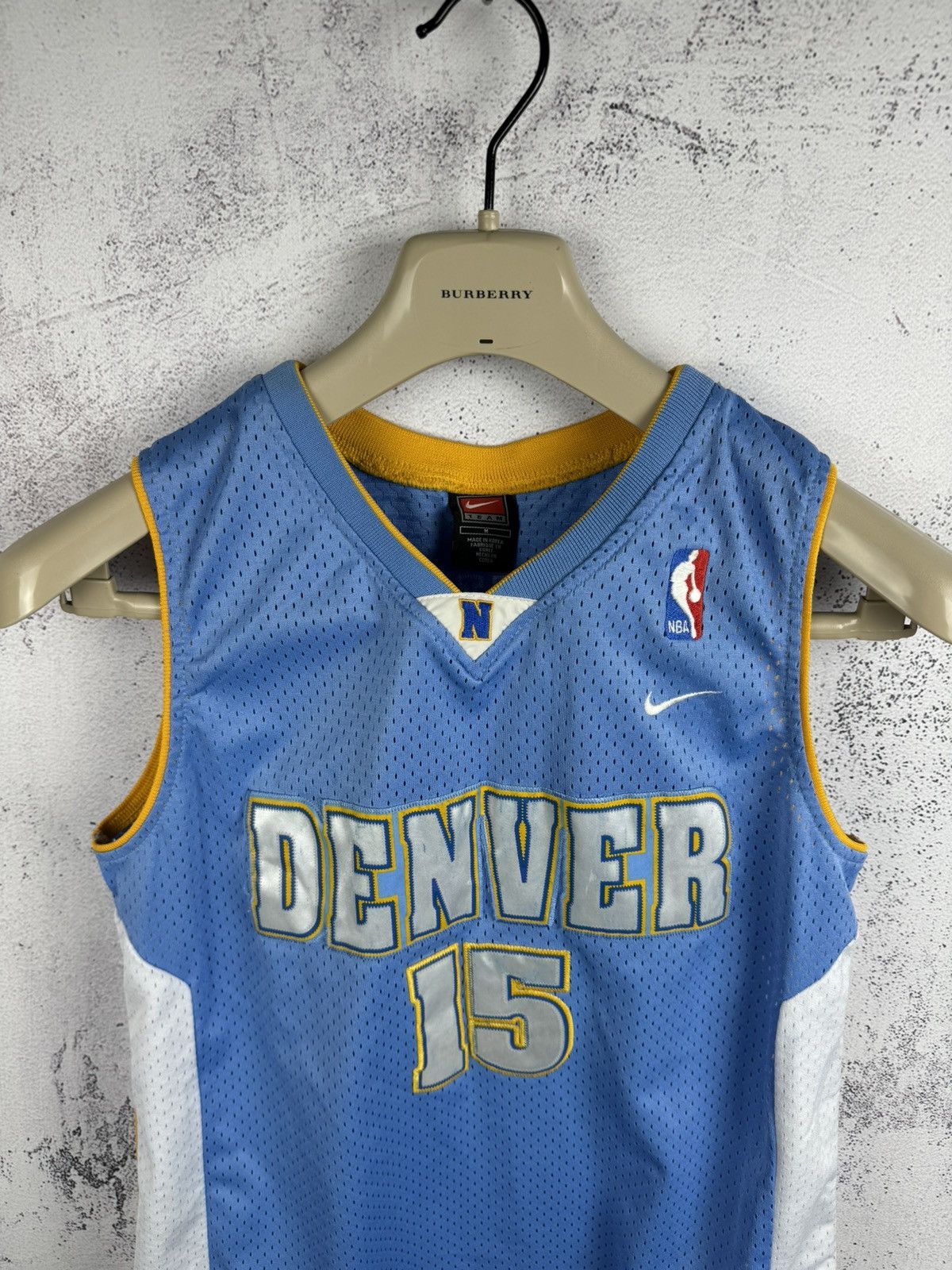 NBA Y2K 2001 TEAM NIKE CARMELO ANTHONY DENVER 15 JERSEY Size US S / EU 44-46 / 1 - 12 Thumbnail