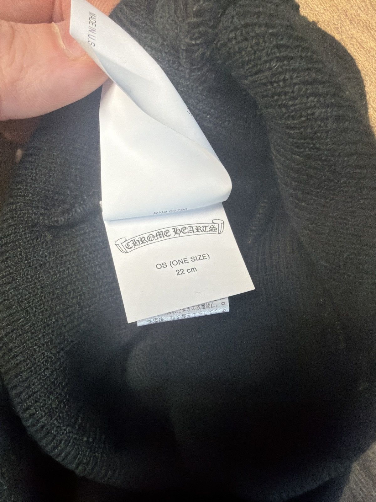 Chrome Hearts Chrome hearts beanie black CH Size ONE SIZE - 5 Thumbnail