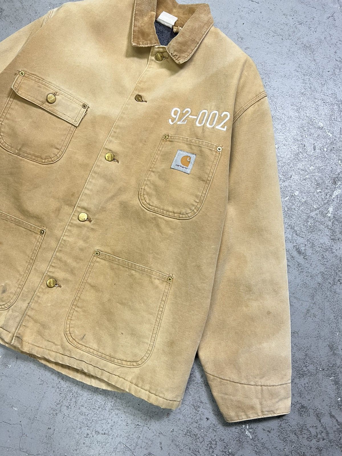 Carhartt × Japanese Brand × Vintage VTG Carhartt Michigan Chore Coat Jacket Size US XL / EU 56 / 4 - 2 Thumbnail