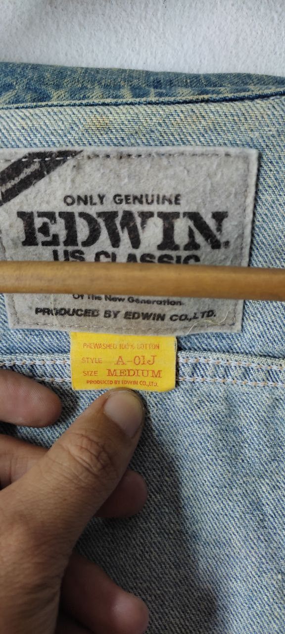 Edwin VINTAGE EDWIN DENIME CLASSIC JEANS JACKET Size US M / EU 48-50 / 2 - 12 Thumbnail