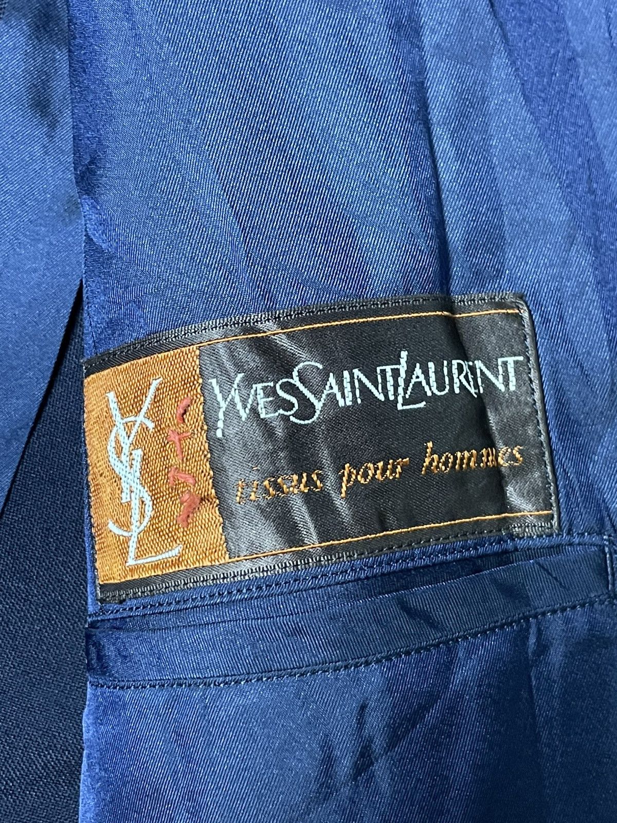 Designer × Yves Saint Laurent Yves Saint Laurent Double Breasted Blazer (55) Size US S / EU 44-46 / 1 - 8 Thumbnail