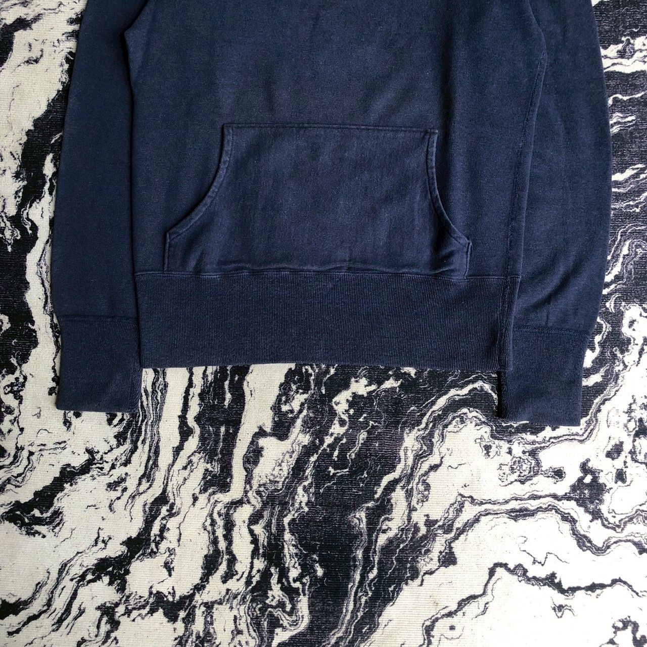 45rpm Vintage Y2K 45RPM Blue Cafe Logo Hoodie Navy Size US XS / EU 42 / 0 - 3 Thumbnail