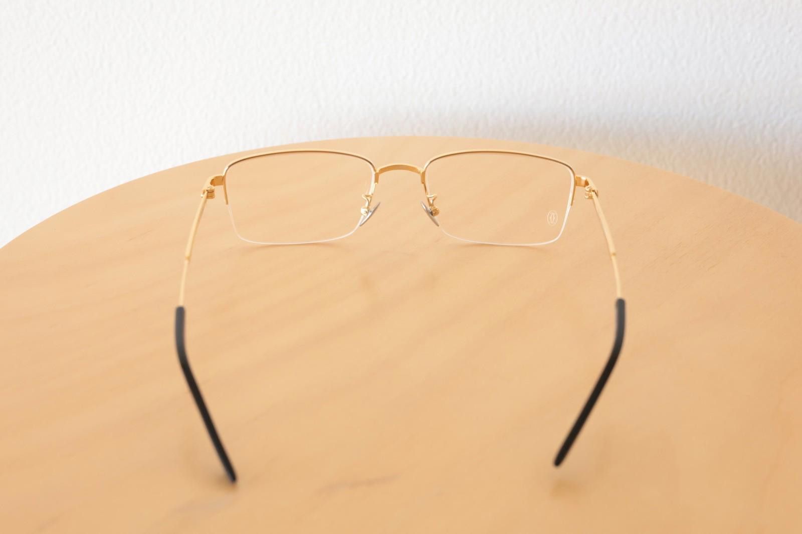 Cartier New Cartier CT0348O 001 gold eyewear eyeglasses titanium Size ONE SIZE - 5 Thumbnail