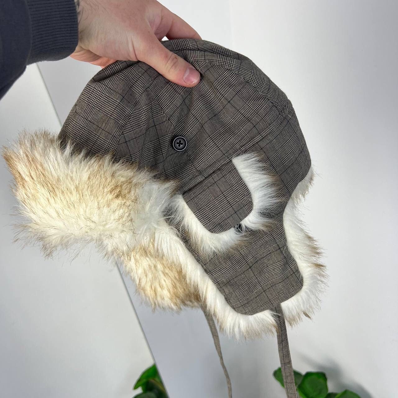 Japanese Brand Y2k Tapper Fury Faur Nylon Ushanka Hat Crazy Punk Huge Size ONE SIZE - 1 Thumbnail