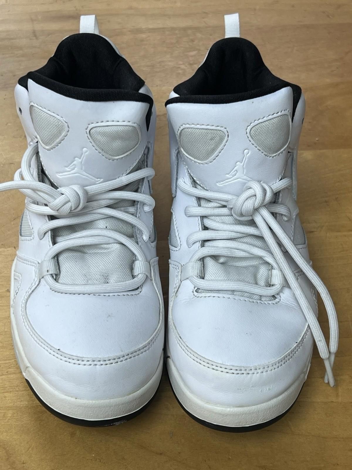 Nike Nike Jordan Flight Club 91 "White Metallic Silver" Size 2.5y Size ONE SIZE - 2 Thumbnail