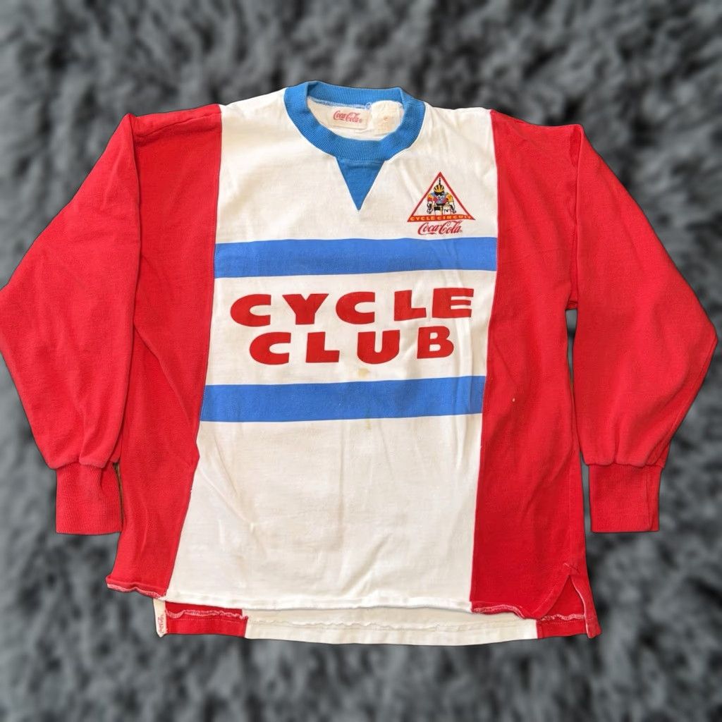 Vintage VINTAGE Coca-Cola Cycle Club Cycle Circuit Long Sleeve Shirt XL Size Size US XL / EU 56 / 4 - 1 Thumbnail