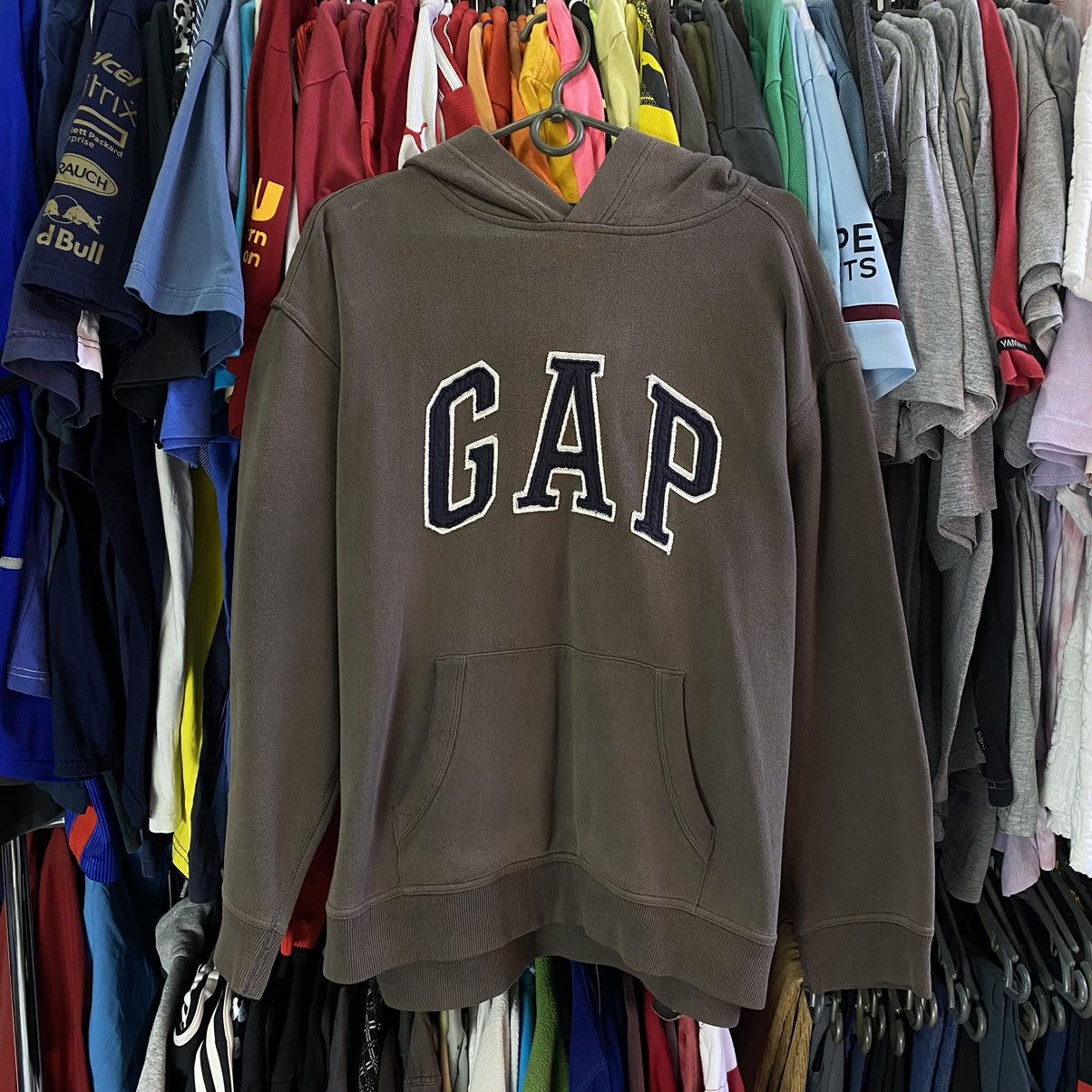 Gap Vintage Gap Big Logo Brown hype y2k streetwear sweatshirt Size US S / EU 44-46 / 1 - 1 Thumbnail
