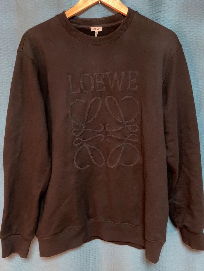 Loewe LOEWE Long Sleeve Cotton Sweatshirt- dmc Size US L / EU 52-54 / 3 - 1 Thumbnail