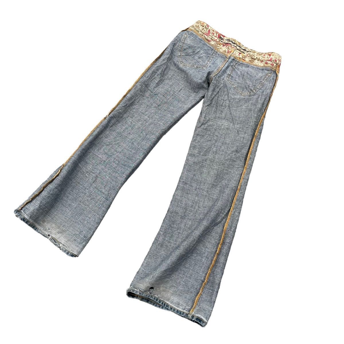 Hysteric Glamour 🇯🇵 SKY BOMBER WASHED FLARE DENIM PANTS Size 28" / US 6 / IT 42 - 11 Thumbnail
