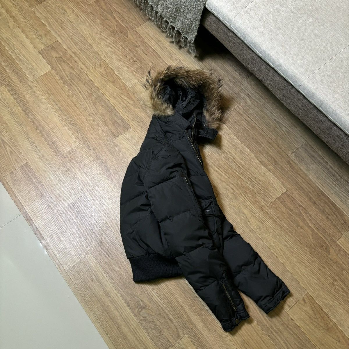 Hysteric Glamour × Japanese Brand × Le Grande Bleu (L.G.B.) Epice Fur jacket down puffer IfSixWasNine LGB Style Size M / US 6-8 / IT 42-44 - 3 Thumbnail