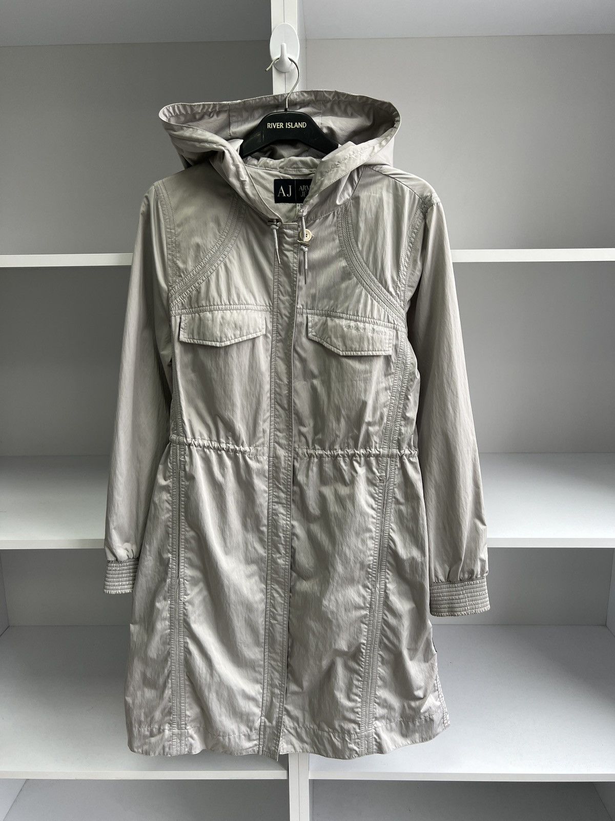 Armani × Designer × Vintage Vintage Armani Jeans Women’s Luxury Coat Jacket Size M / US 6-8 / IT 42-44 - 3 Thumbnail