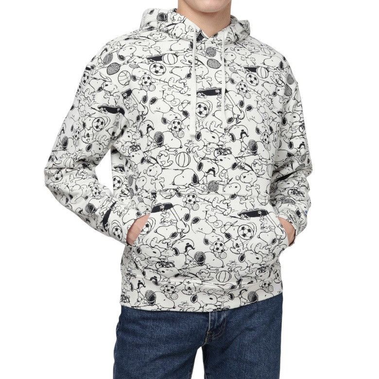 Levi's Levi's X Peanuts Relaxed Hoodie Snoopy All Over Print Size US M / EU 48-50 / 2 - 2 Thumbnail