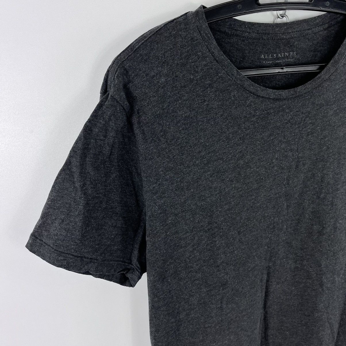 Allsaints × Japanese Brand Allsaints Basic T-Shirt Small Logo Dark Grey Size XL Size US XL / EU 56 / 4 - 2 Thumbnail
