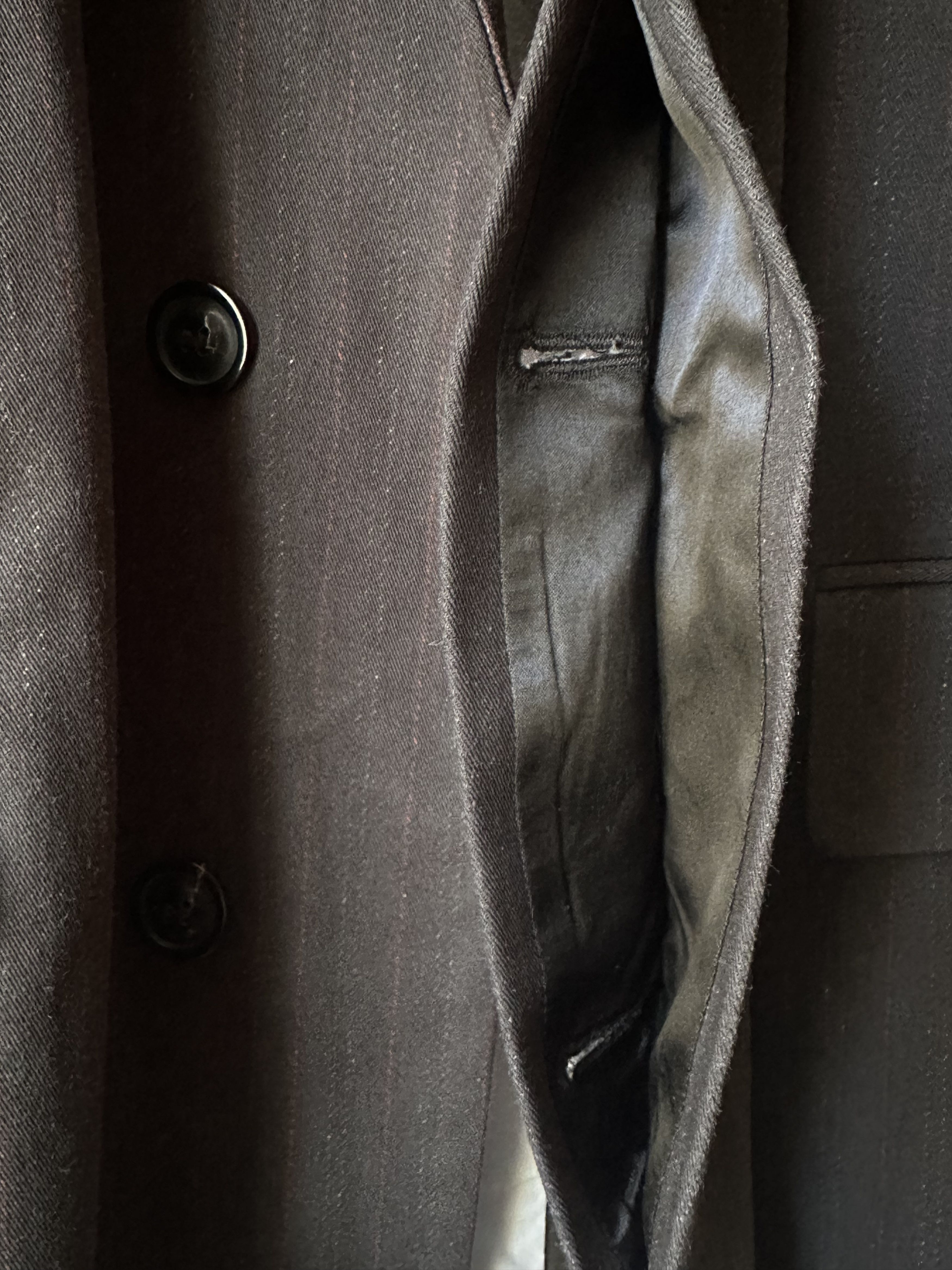 Maison Margiela Maison Margiela Trompe l'oeil pinstripe coat Size US S / EU 44-46 / 1 - 9 Thumbnail