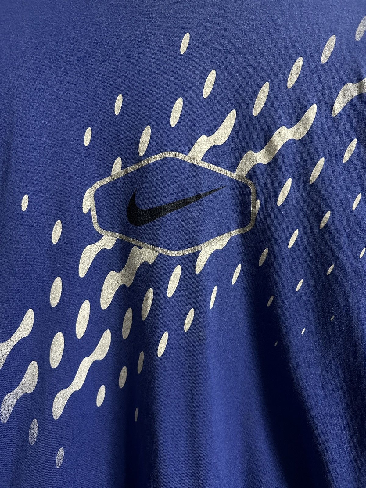 Nike Rare Vintage T-Shirt Nike Cent Swoosh Big Logo. Size US L / EU 52-54 / 3 - 2 Thumbnail