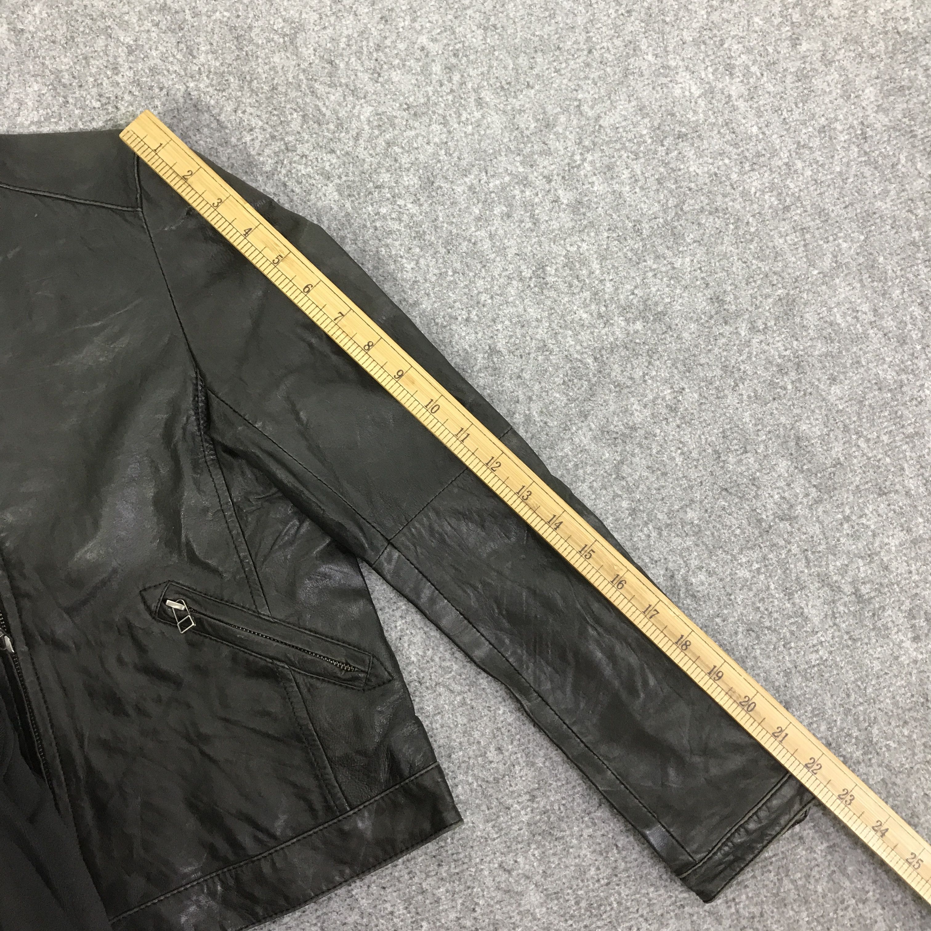 United Arrows UNITED ARROWS TOKYO LEATHER PUNK JACKET K83B16 Size US XXS / EU 40 - 6 Thumbnail