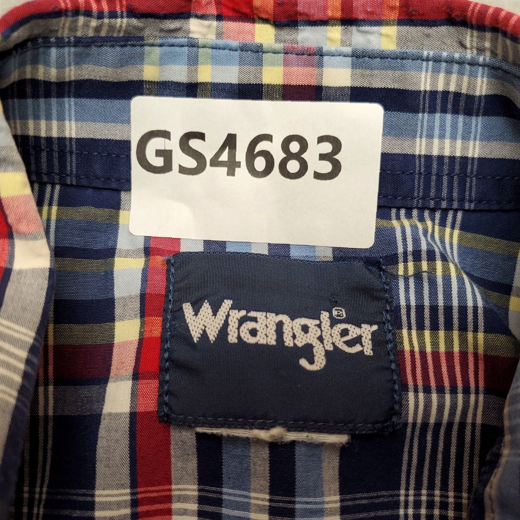 Wrangler Wrangler Shirt Men M Blue Red Plaid Pearl Snap Long Sleeve Western Casual Shirt Size US M / EU 48-50 / 2 - 8 Thumbnail