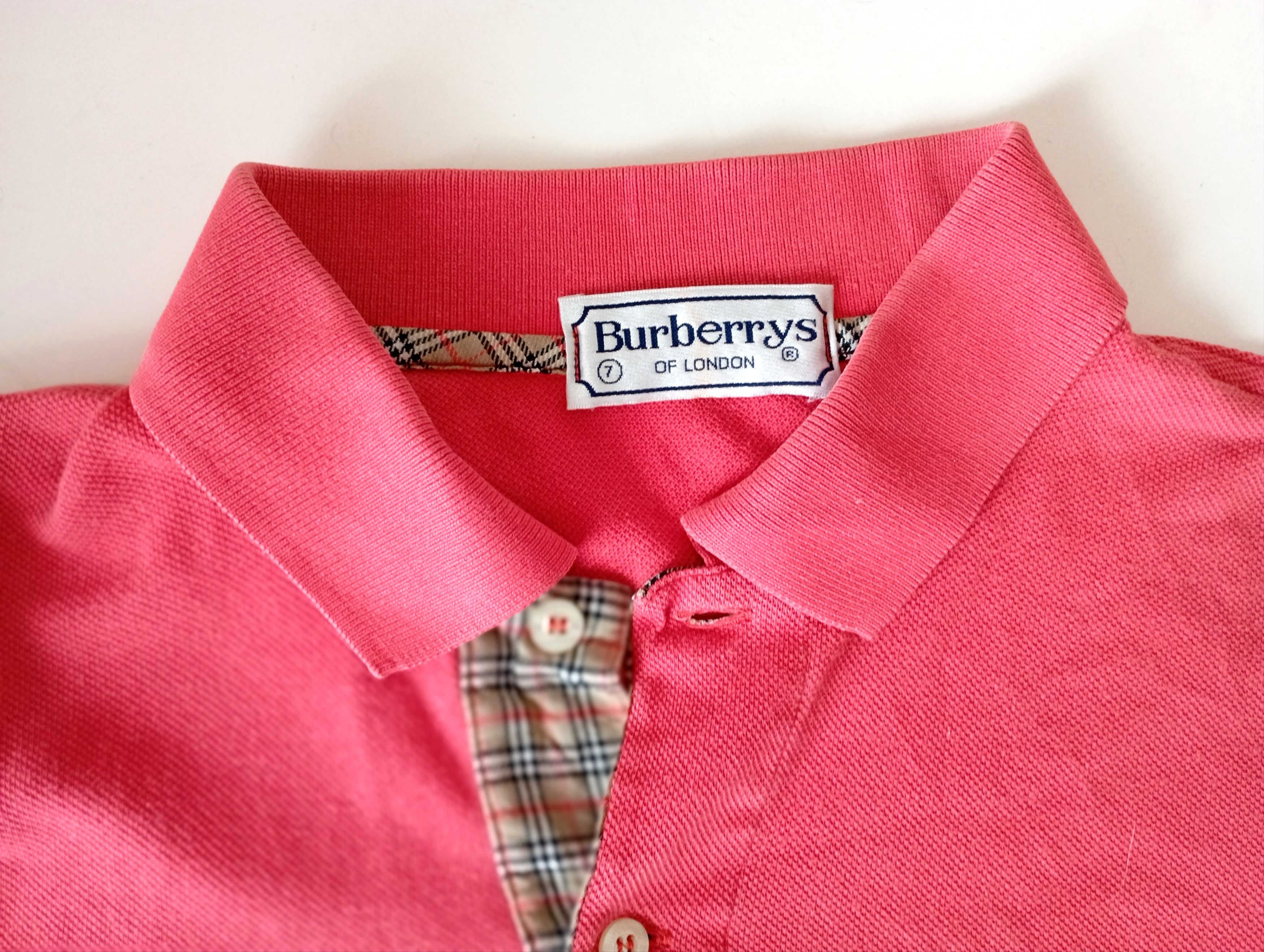 Burberry × Vintage Burberry vintage 90s checkered polo, small logo Size US M / EU 48-50 / 2 - 4 Thumbnail