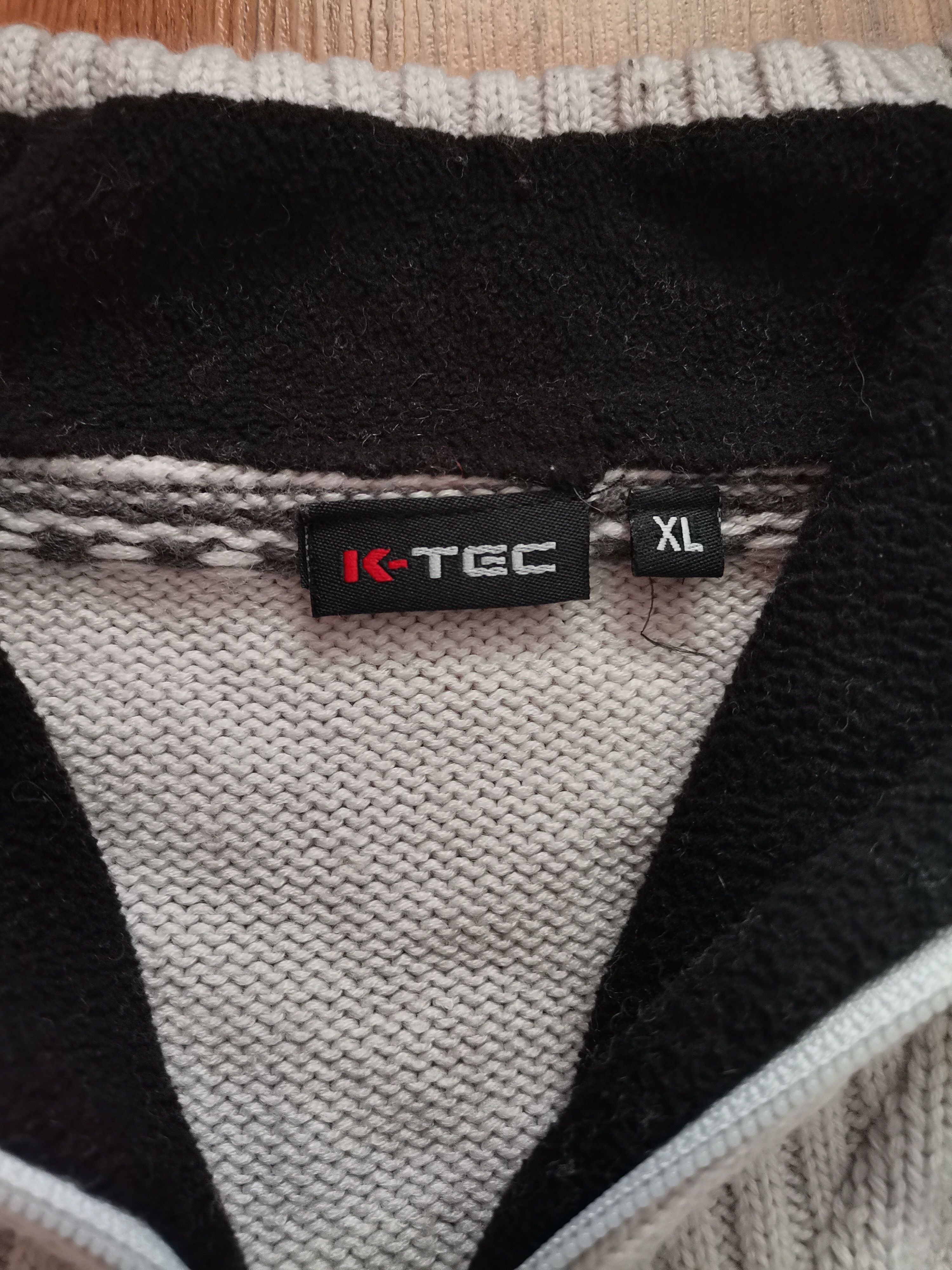 Vintage Vintage K-Tec Quarter Zip Sweater Size US XL / EU 56 / 4 - 4 Thumbnail
