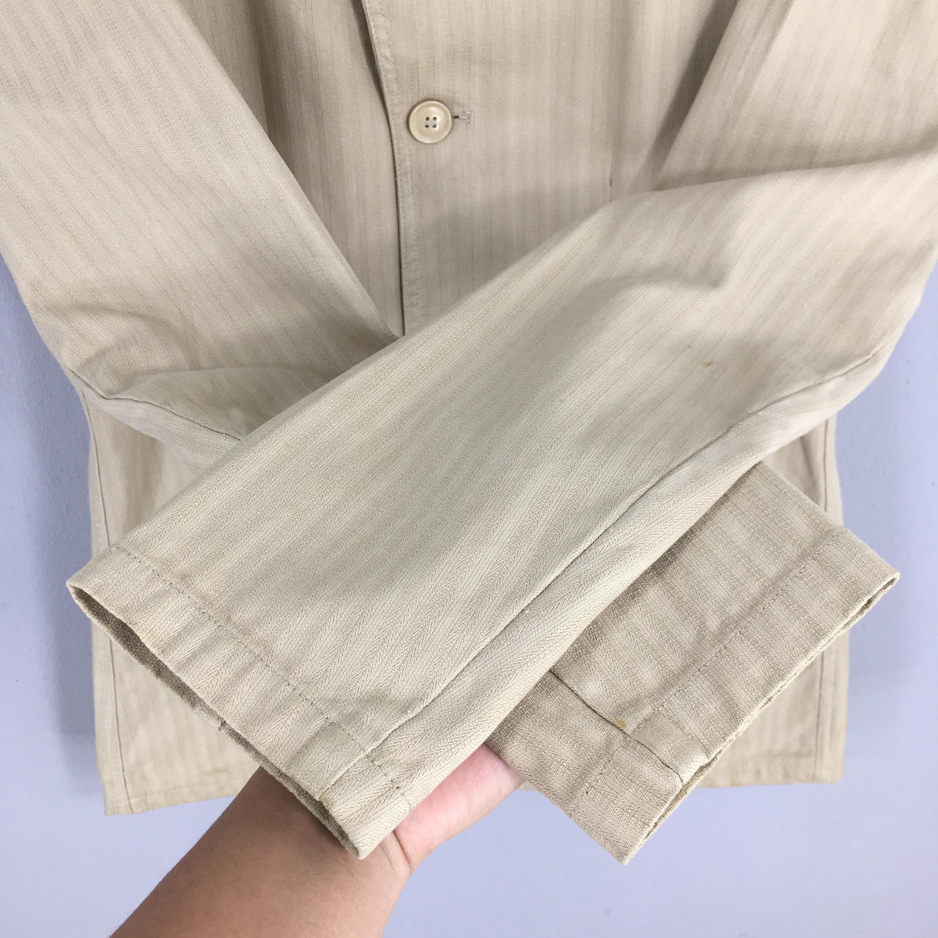 RAGEBLUE Vintage 90s Rageblue Japanese Workers Beige Jacket Medium Size US M / EU 48-50 / 2 - 5 Thumbnail