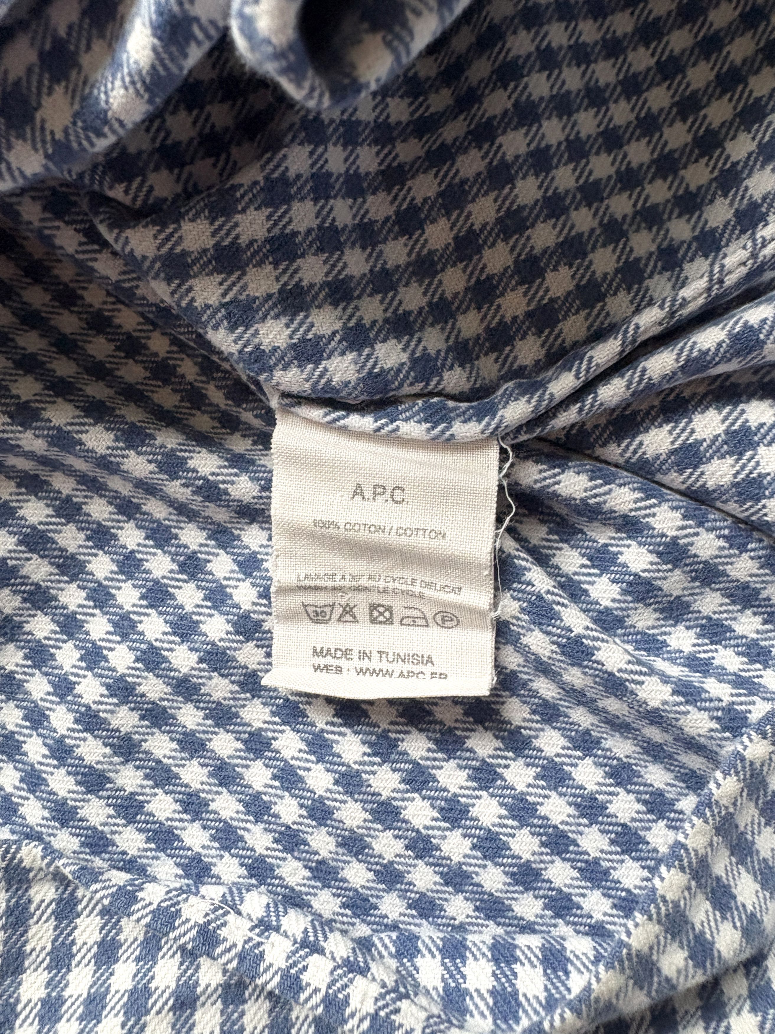 A.P.C. ⚡️QUICK SALE⚡️A.P.C. Checked Flannel Button Up Shirt Size US M / EU 48-50 / 2 - 4 Thumbnail