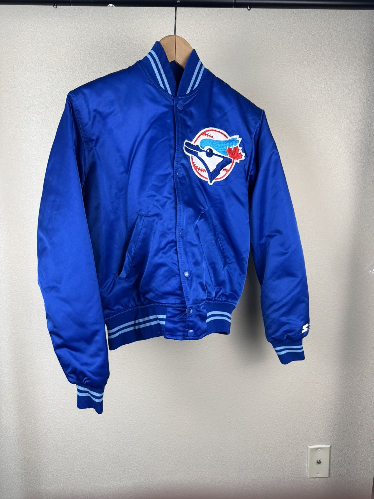 Starter Men’s rare 90’s Toronto Blue Jays Satin starter Jacket Size US XS / EU 42 / 0 - 1 Thumbnail