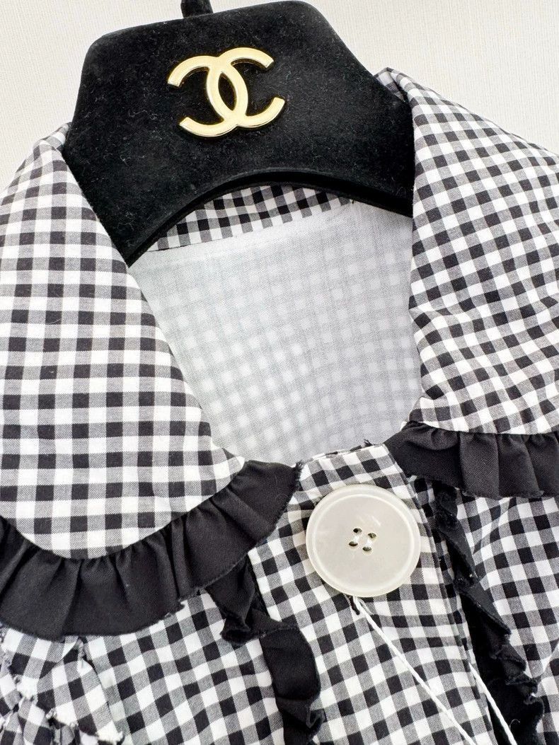 Prada Miumiu Checked Short Sleeve Shirt-2506 Size M / US 6-8 / IT 42-44 - 2 Thumbnail