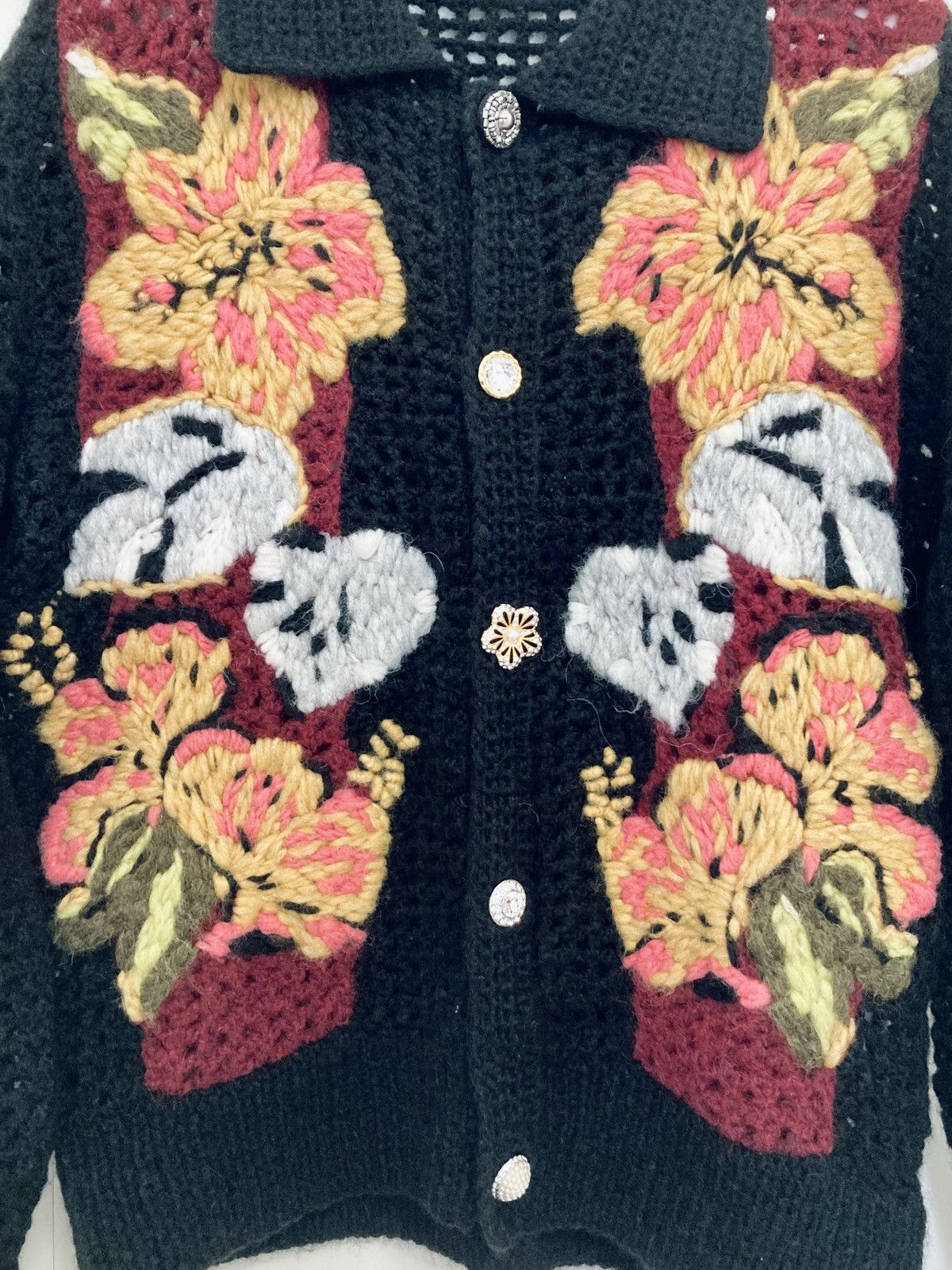Celine CELINE BY HEDI SLIMANE 23SS CARDIGAN IN FLOWER CROCHET Size US S / EU 44-46 / 1 - 4 Thumbnail