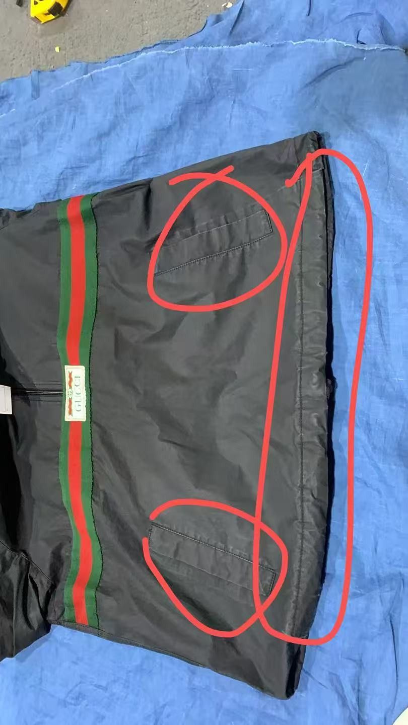 Gucci windbreaker jacket.