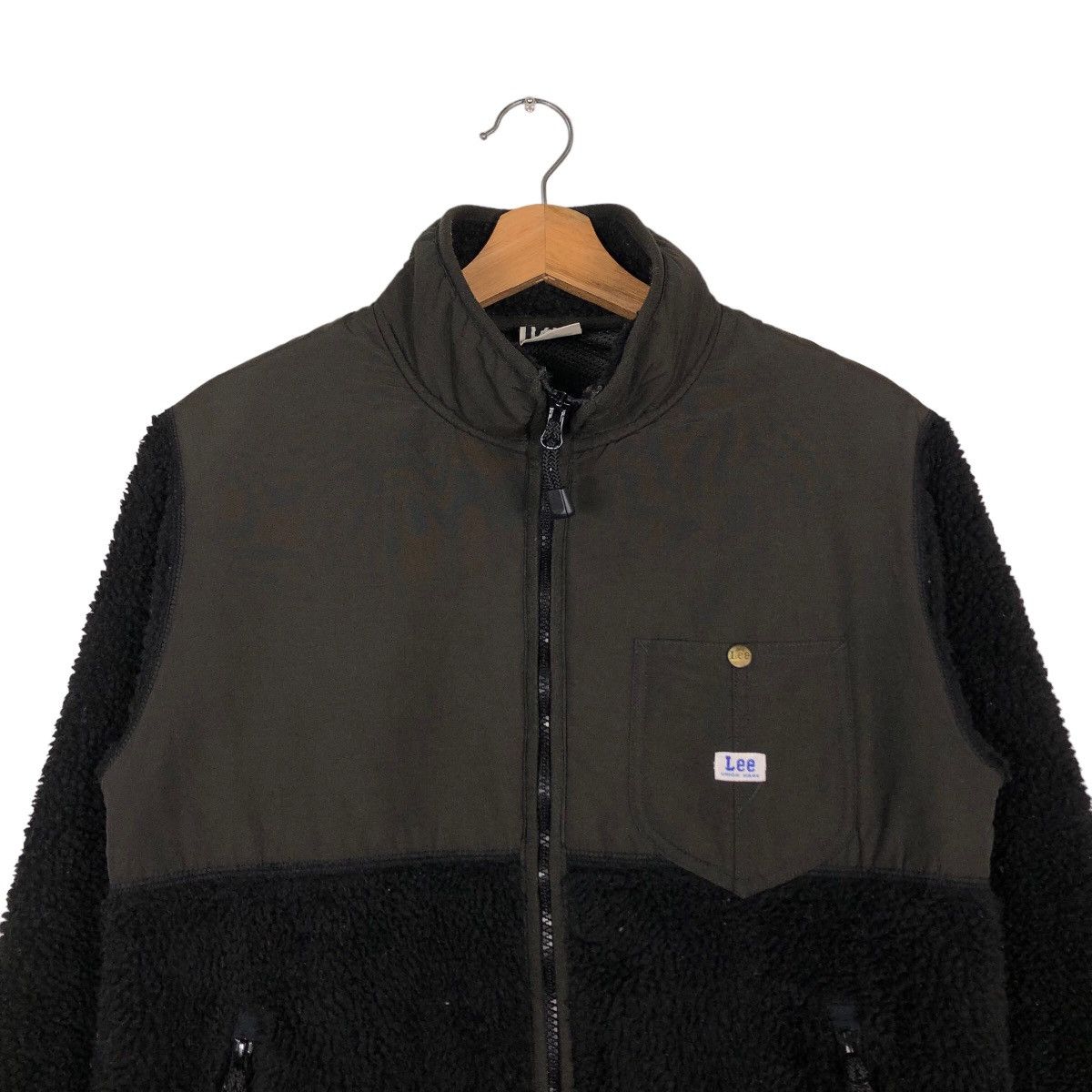 Japanese Brand 🔥Vintage Zipper Jacket Lee Union Made Fleece Sherpa Size US S / EU 44-46 / 1 - 3 Thumbnail