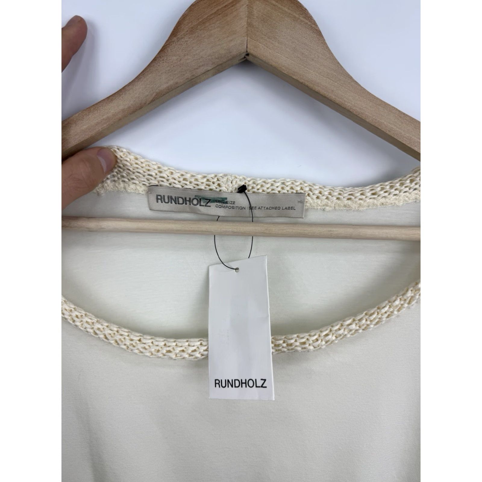 Vintage VINTAGE Rundholz Long Sleeve T-Shirt Dress OS Women Beige Green Y2K Rare NWT Dress Style T-Shirt Dress Woman OS Shoes? Size ONE SIZE - 5 Thumbnail