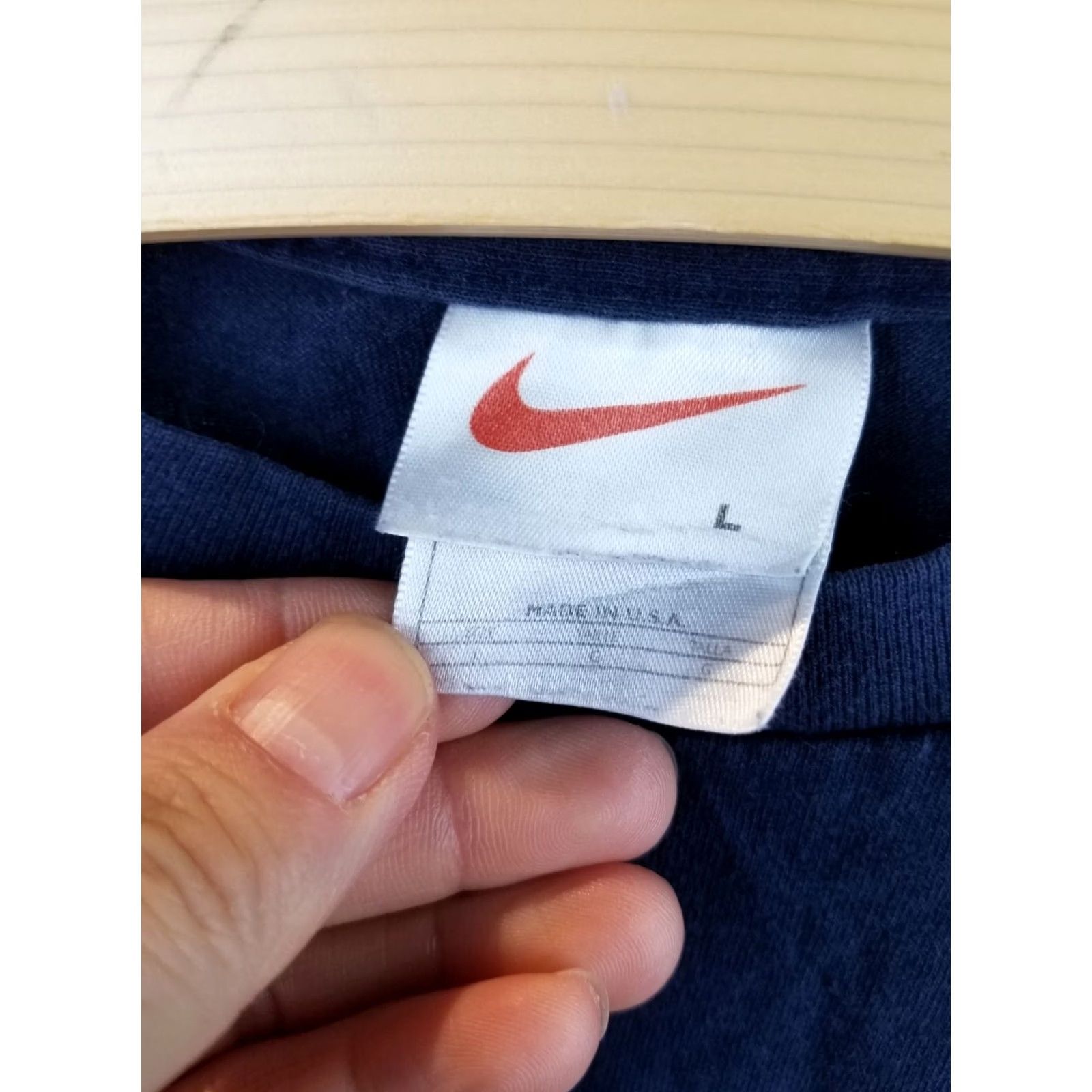Nike VINTAGE Nike OLYMPIC TEAM USA NAVY T-SHIRT SZ LARGE Shirt Men XS? Size US L / EU 52-54 / 3 - 4 Thumbnail