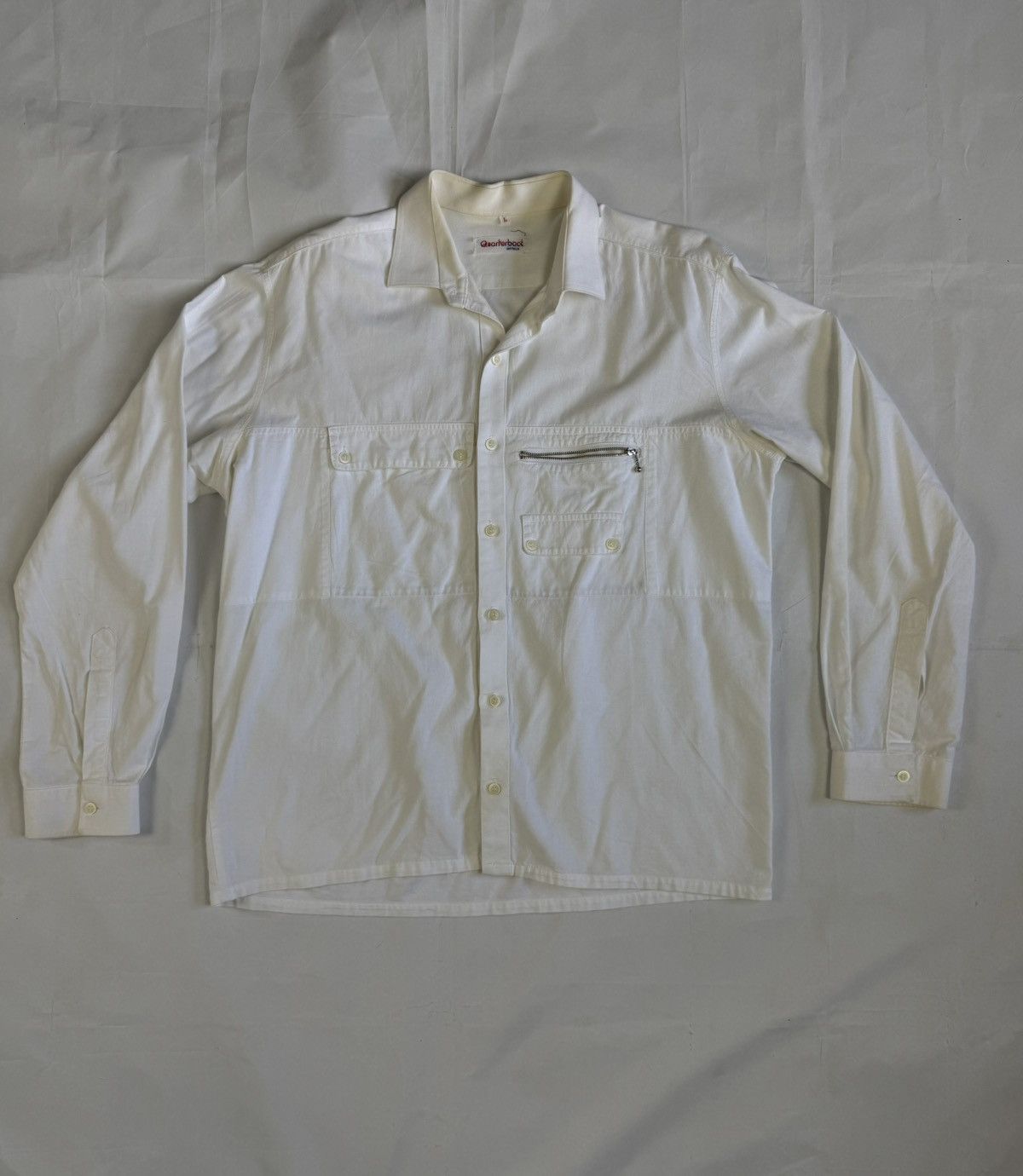 Vintage Vintage Quarterback Light Jacket with Zip-Pocket Details Size US L / EU 52-54 / 3 - 1 Thumbnail